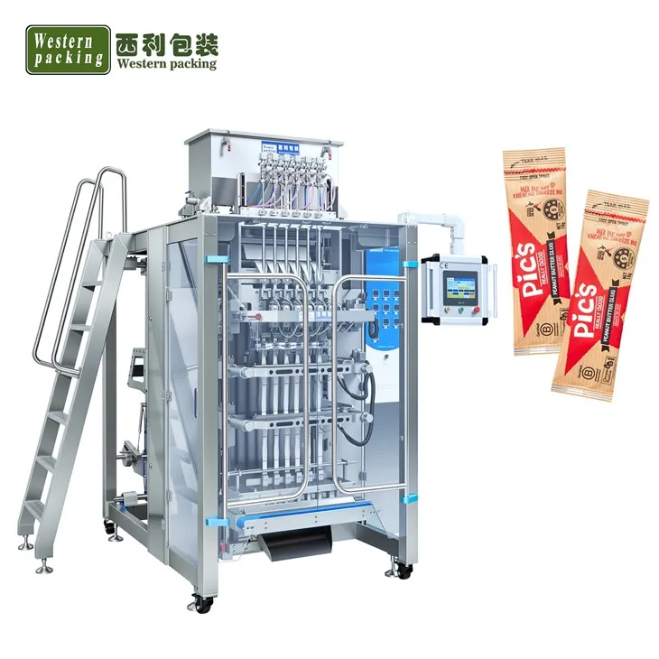 Multi Track מכונת אריזה נוזלית בצורת צורה לא סדירה