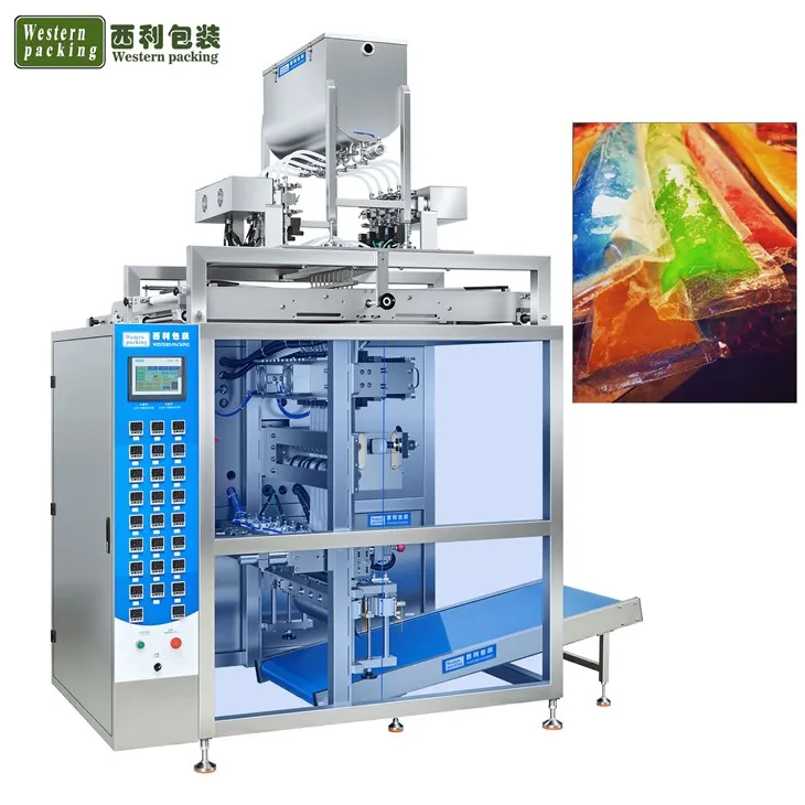 מכונת אריזות ג'לי סטיק רב מסלולית